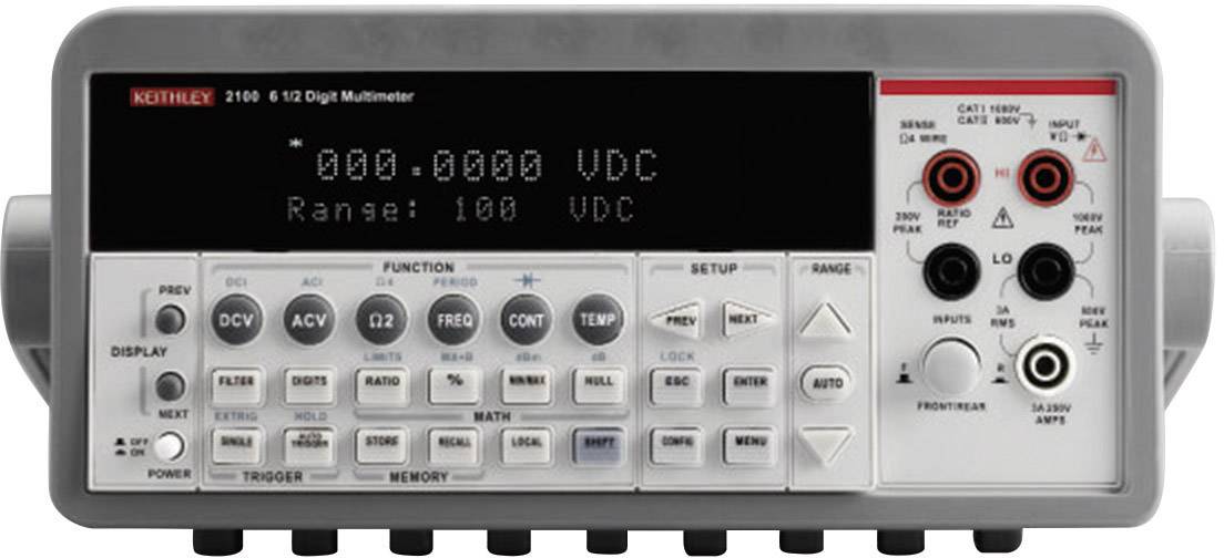 Keithley 2100/230-240 Bench multimeter Digital CAT II 600 V Display (counts): 1000000