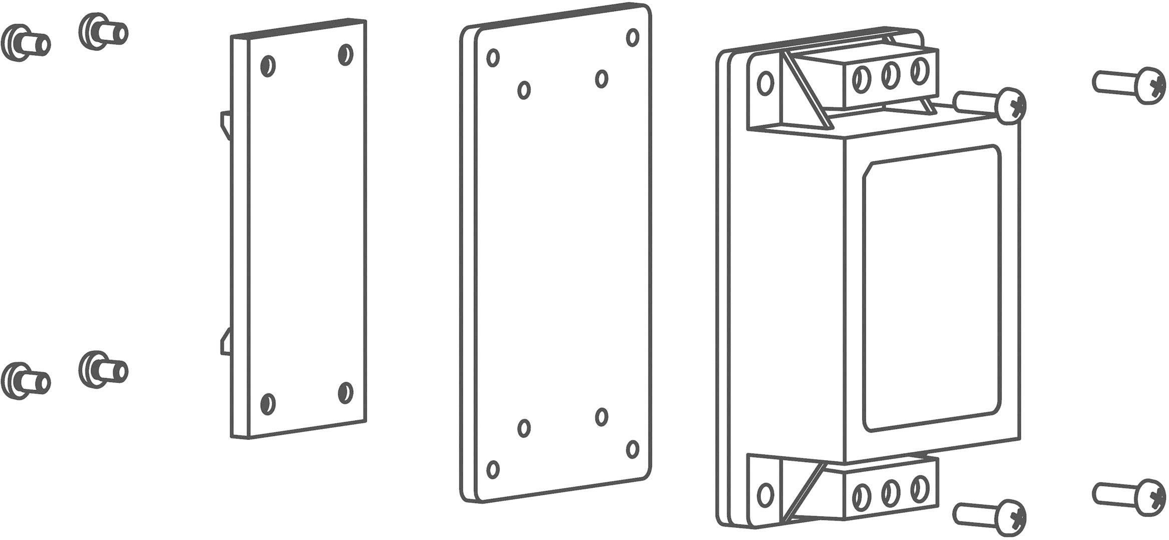 TracoPower TMP-MK2 DIN mount Compatible with TracoPower