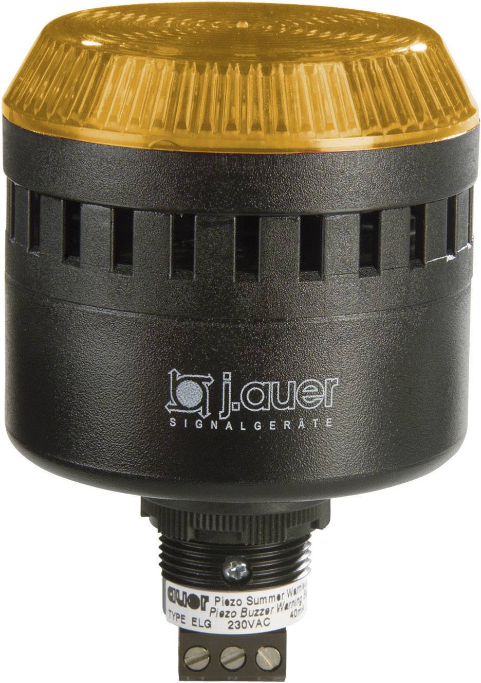 Auer Signalgeräte Combo sounder LED ELG Orange Non-stop light signal, Flasher 24 V DC, 24 V AC