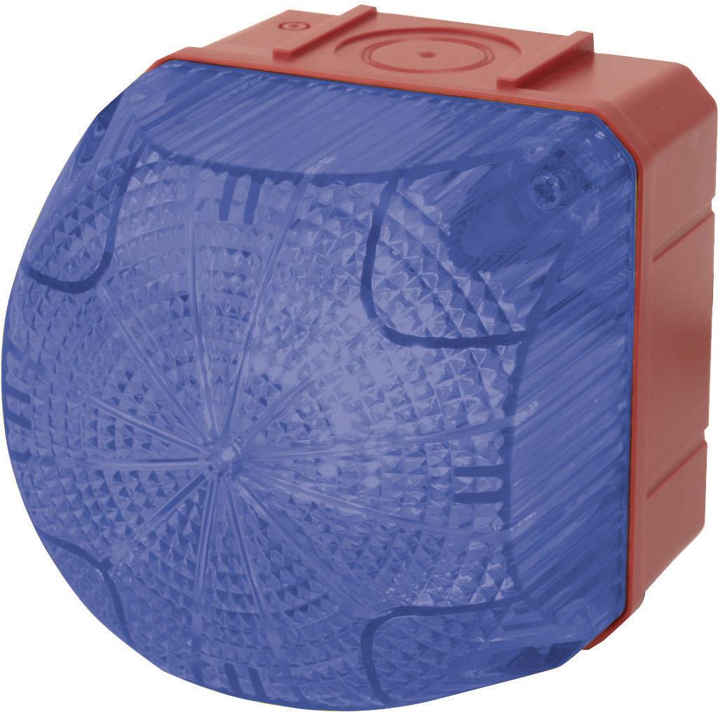 Auer Signalgeräte Light LED QDS 874165313 Blue Blue Non-stop light signal, Flasher 230 V AC
