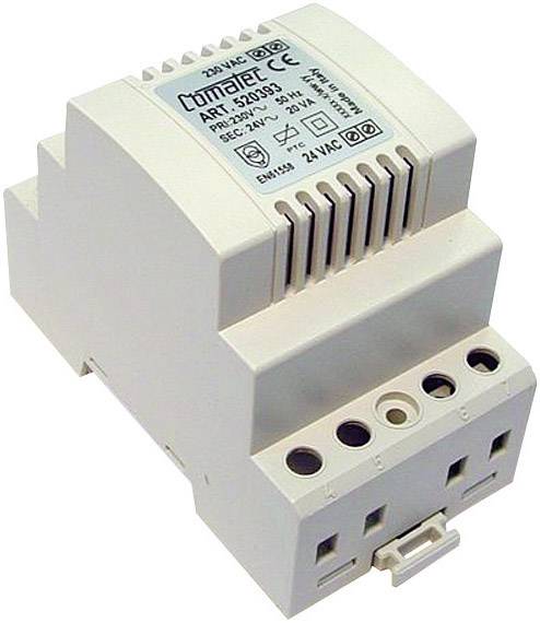 Comatec TBD202024P3 Rail mounted PSU (DIN) 24 V AC 0.83 A 20 VA Content 1 pc(s)