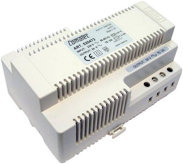 Comatec TBD205024F6 Rail mounted PSU (DIN) 24 V AC 2.08 A 50 VA Content 1 pc(s)