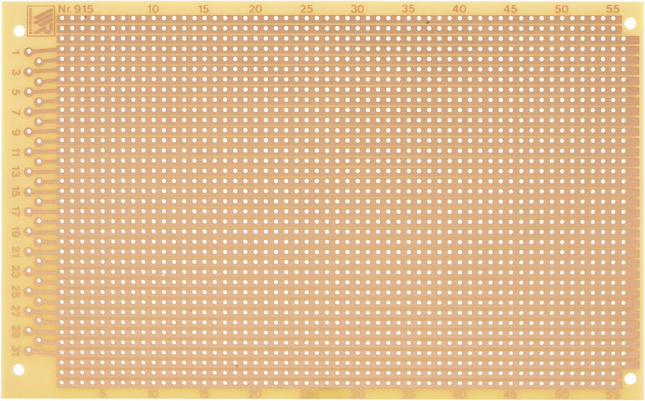 Rademacher C-915-HP Laboratory Card (L x W) 160 mm x 100 mm Hard paper with Cu.-plating