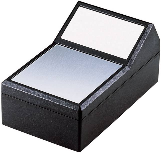 TEKO 790.9 Desk casing (L x W x H) 145 x 85 x 73 mm Acrylonitrile butadiene styrene, Aluminium Black, Silver 1 pc(s)