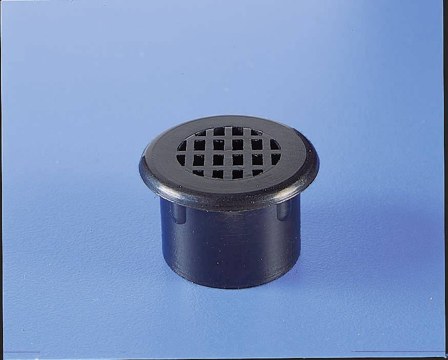 Strapubox M 1 Ventilation plug Acrylonitrile butadiene styrene Black