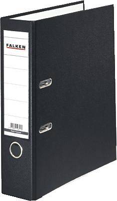 Falken Folder PP-Color A4 Spine width: 80 mm Black 2 brackets 9984089