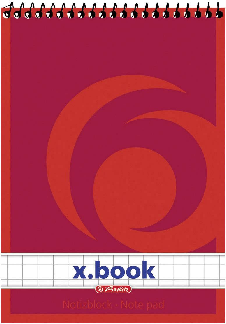 Herlitz Notepad 00110734 White A7 Squared No. of sheets: 50