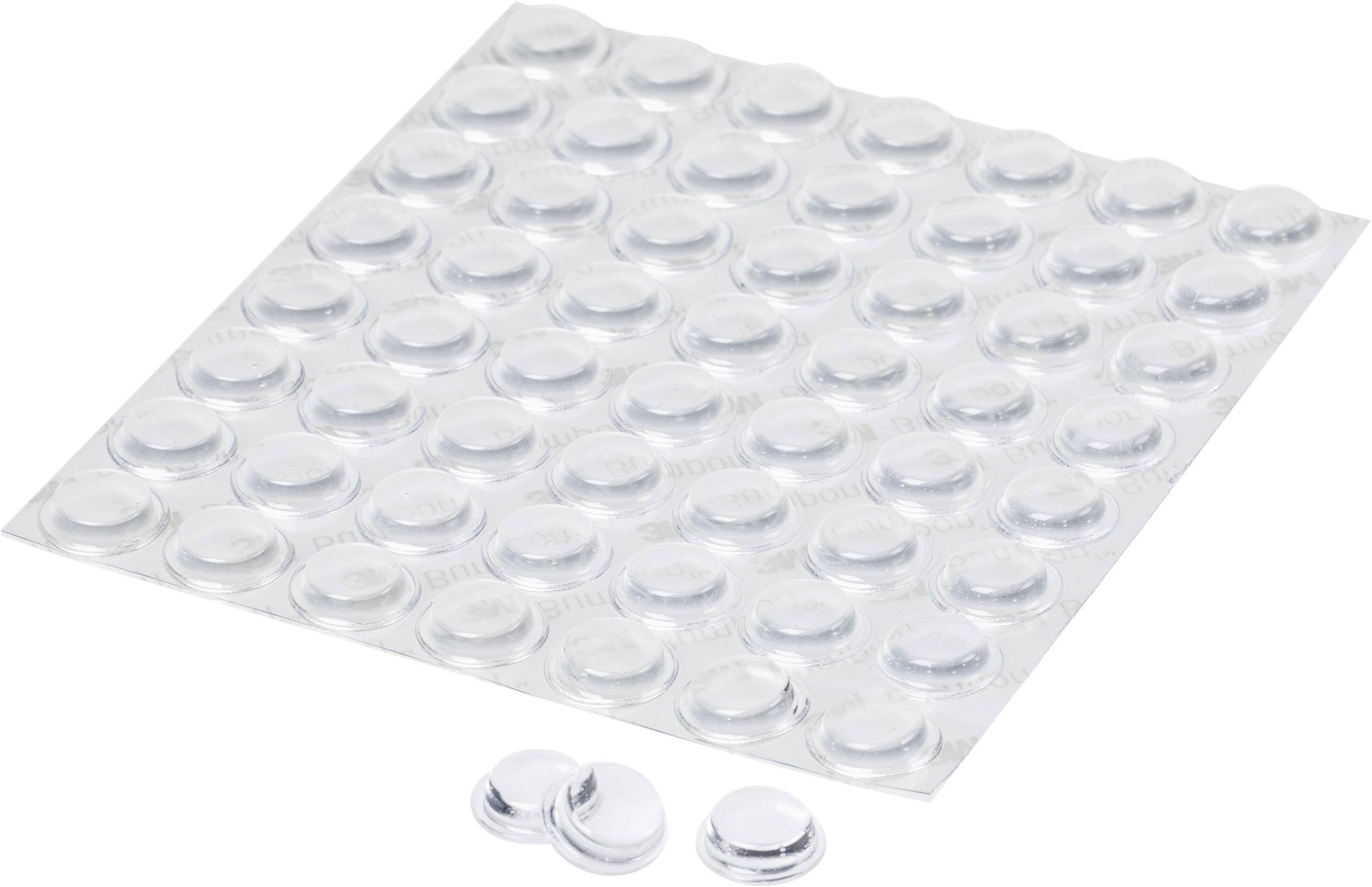 3M SJ 5312 MPCB Foot self-adhesive, circular Transparent (Ø x H) 12.7 mm x 3.5 mm 56 pc(s)
