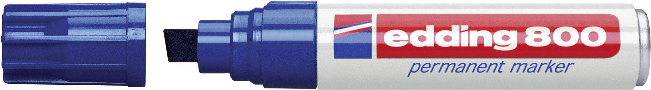 Edding 800 permanent marker 800 Line width 4 - 12 mm Tip form Wedge-shaped Blue