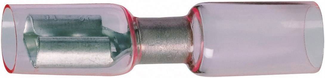 DSG Canusa 7934100302 Blade receptacle + heatshrink Connector width: 6.3 mm Connector thickness: 0.8 mm 180 ° Insulated Red