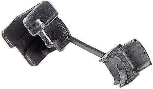 PB Fastener 132-7677-001 Cable grommet Terminal Ø (max.) 9.1 mm Board thickness (max.) 1.6 mm Polyamide Black
