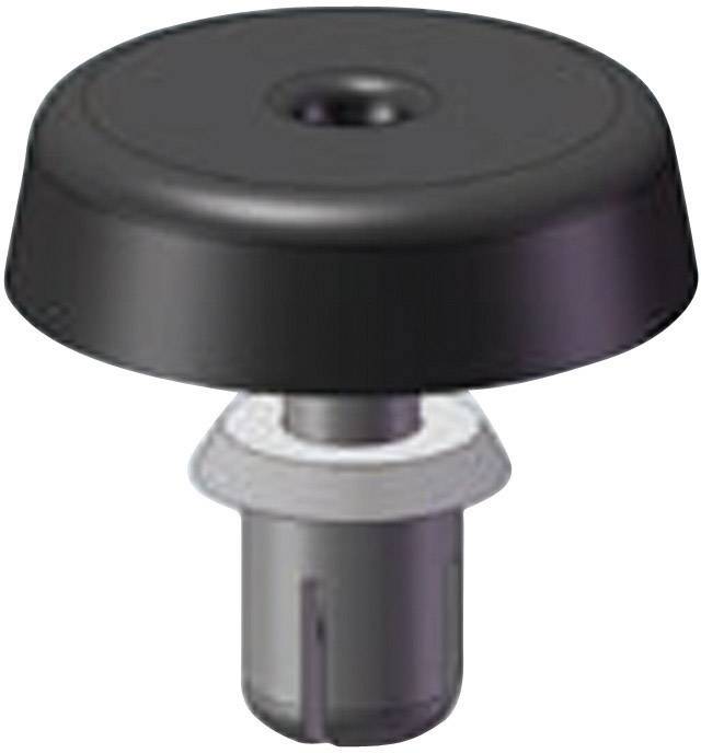 Richco FSR-1 Case foot with snap fastener Board thickness (max.) 2.1 mm Polyamide Black