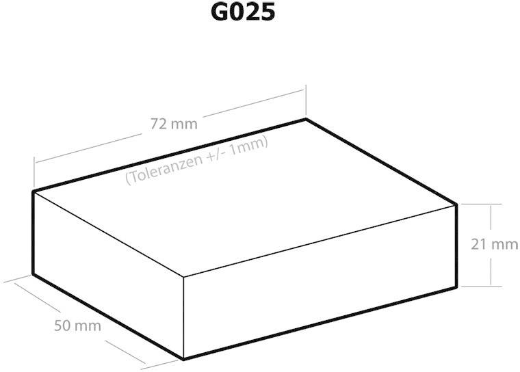 Kemo G025 Universal enclosure 72 x 50 x 21 Plastic Black 1 pc(s)