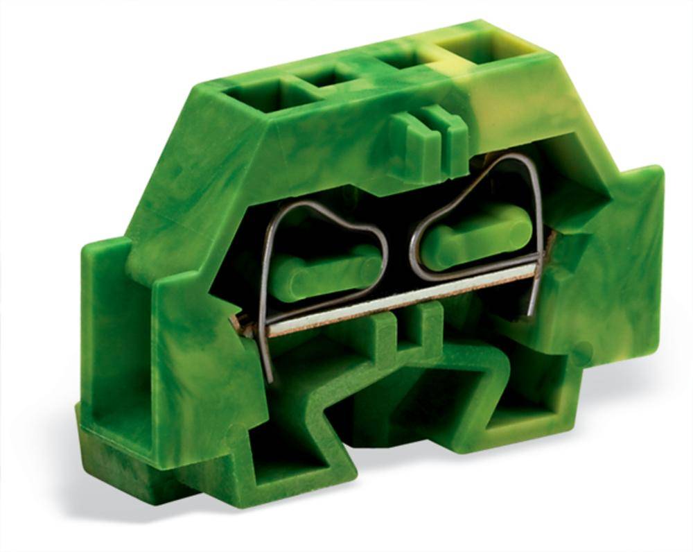 WAGO 262-307 Terminal 7 mm Pull spring Configuration: Terre Green, Yellow 100 pc(s)