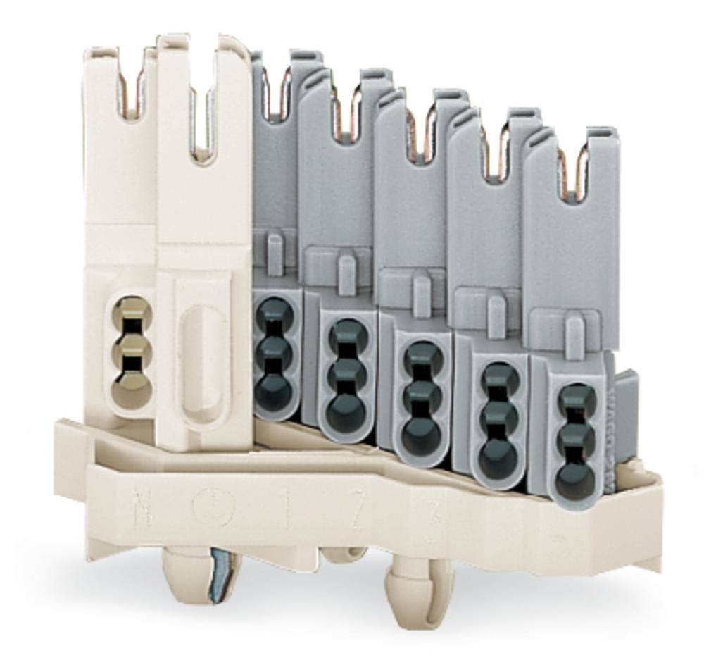 Connector clip fixed: 0.5-1 mm² Number of pins: 3 WAGO 500 pc(s) White