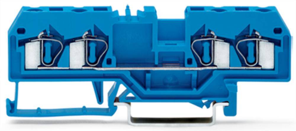 WAGO 281-654 Continuity 6 mm Pull spring Configuration: N Blue 50 pc(s)