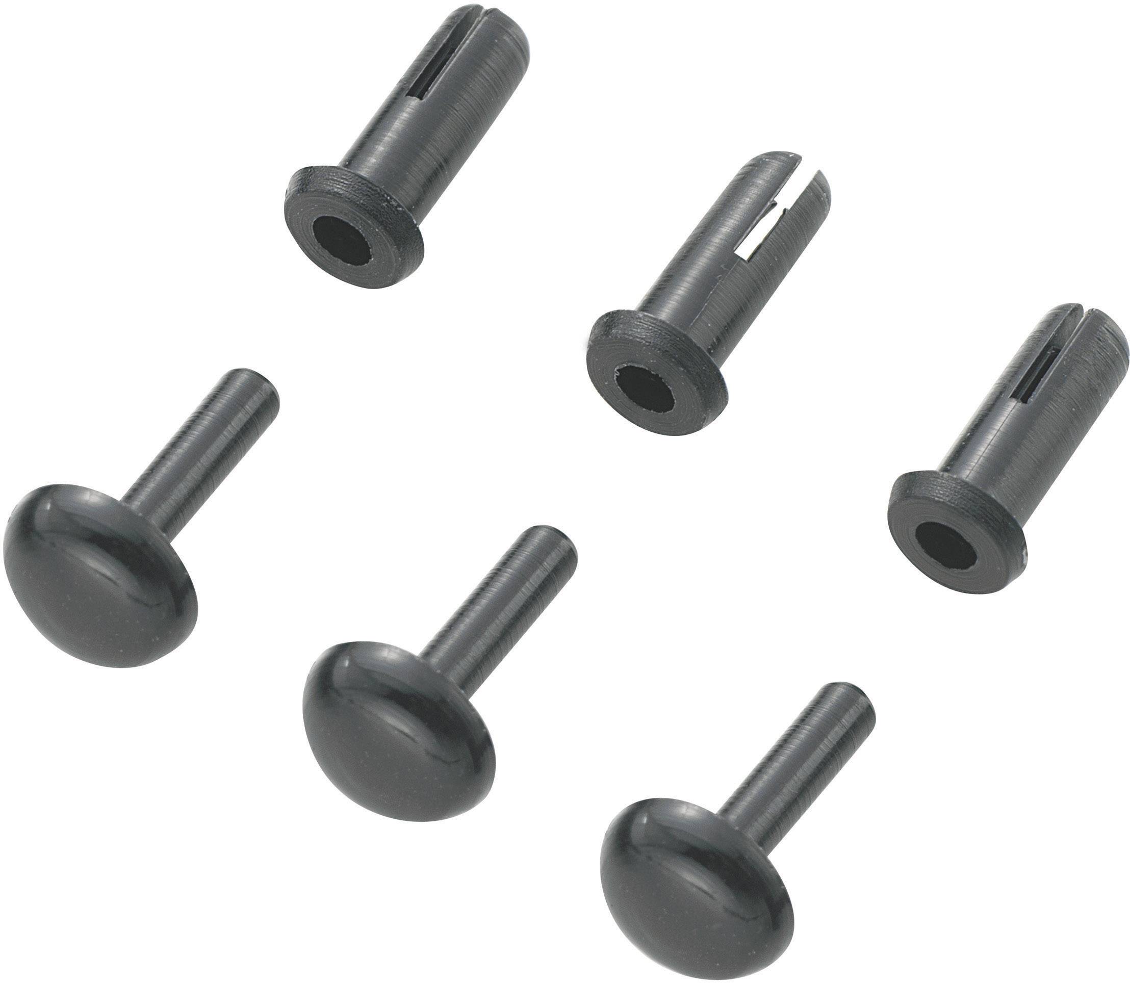 TRU COMPONENTS TC-SRR-380K203 TC-10820816 Expanding rivet Hole Ø 3 mm Black 1000 pc(s)