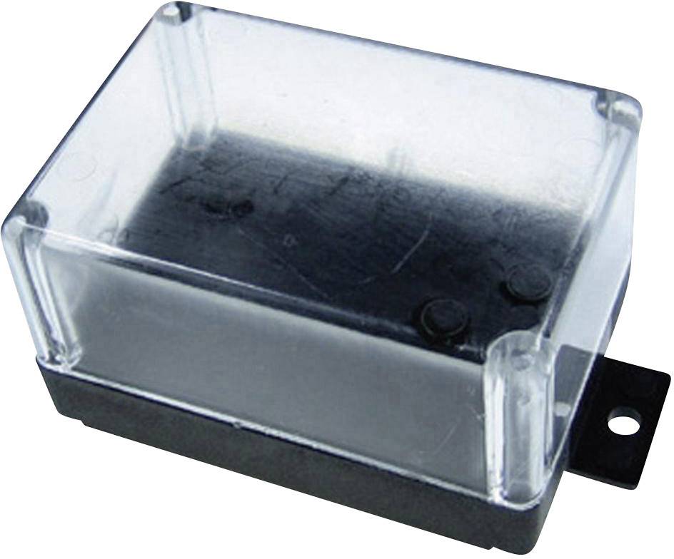 Kemo G021 Universal enclosure 72 x 50 x 40 Thermoplastic Black, Transparent 1 pc(s)