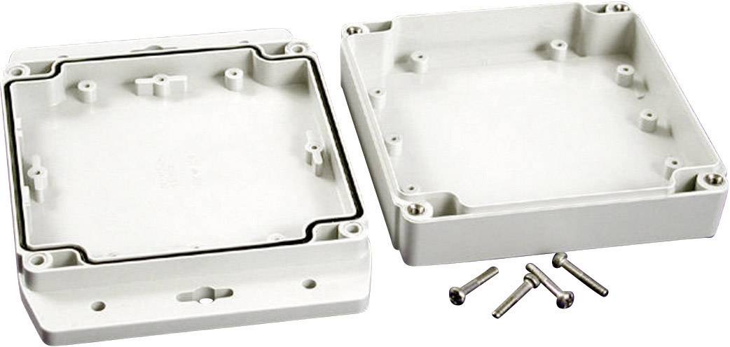 Hammond Electronics 1555N2F17GY Universal enclosure 120 x 120 x 37.2 Polycarbonate (PC) Light grey 1 pc(s)
