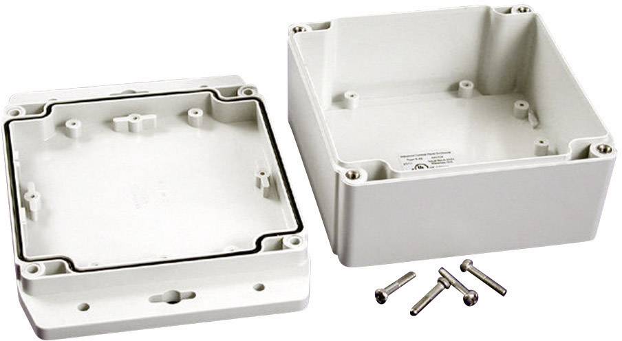 Hammond Electronics 1555N2F42GY Universal enclosure 120 x 120 x 62 Polycarbonate (PC) Light grey 1 pc(s)