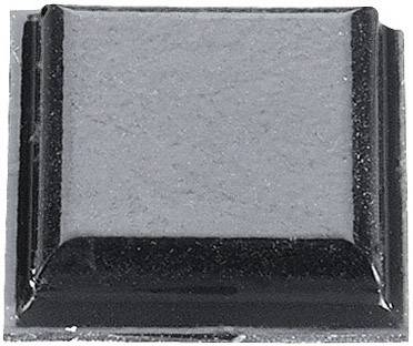 3M SJ 5007 Foot self-adhesive, square Black (L x W x H) 10.2 x 10.2 x 2.5 mm