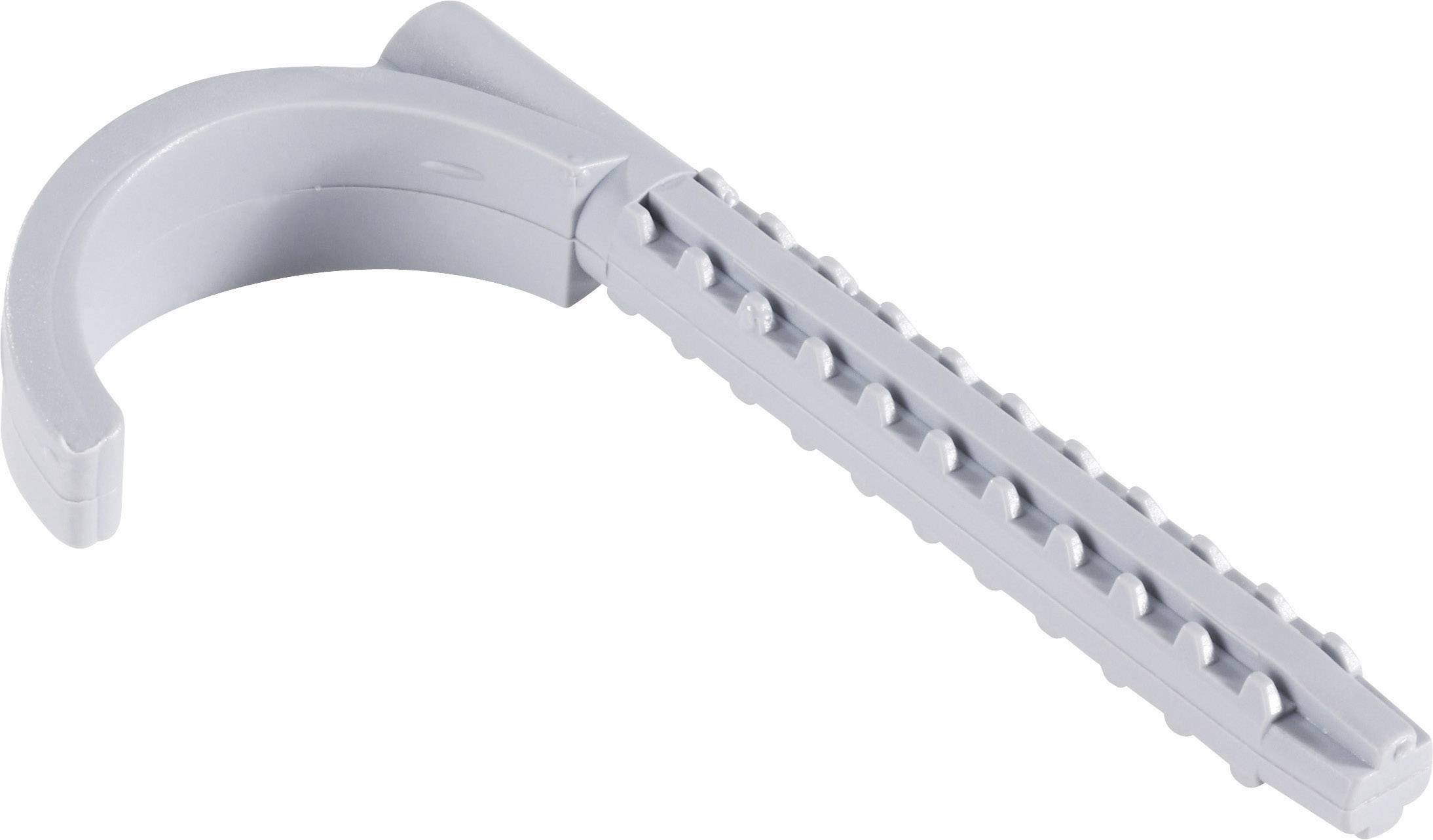 Jäger Direkt 743121 Cable mount 743121 Bundle Ø range 15 mm (max) brickwork plug-fit, halogen-free, silicone-free, UV-proof Light