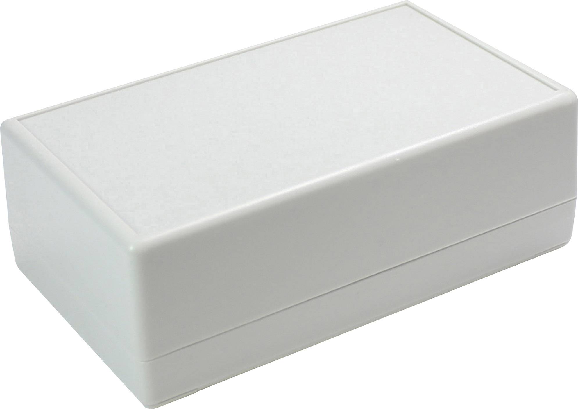 A plain white rectangular plastic casing with no visible markings or labels.