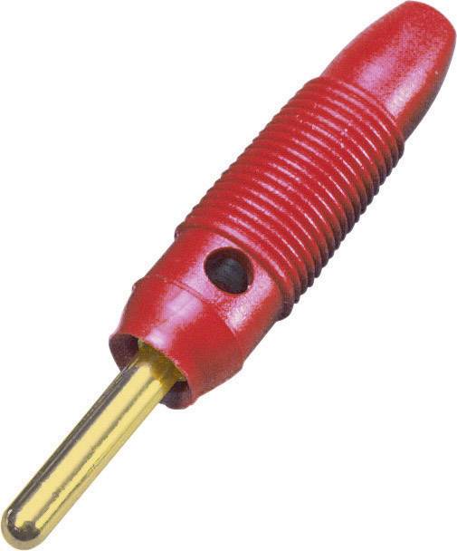 BKL Electronic 072149/G Jack plug Plug, straight Pin diameter: 4 mm Red 1 pc(s)