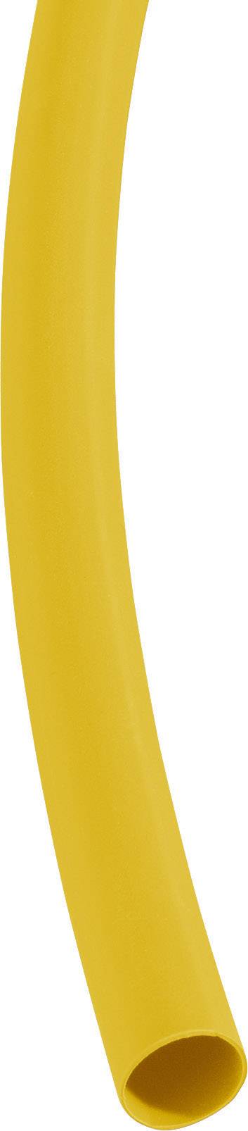 Yellow, curved hose on a white background; possibly part of garden equipment or a tool.