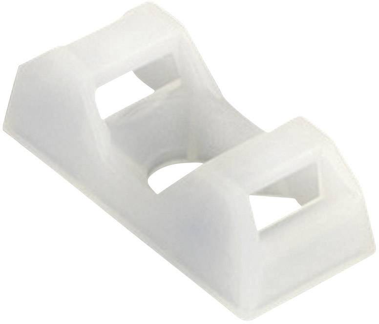 HellermannTyton CTQM5-PA66-NA-C1 Cable mount Screw fixing 151-10920 4x thread Ecru