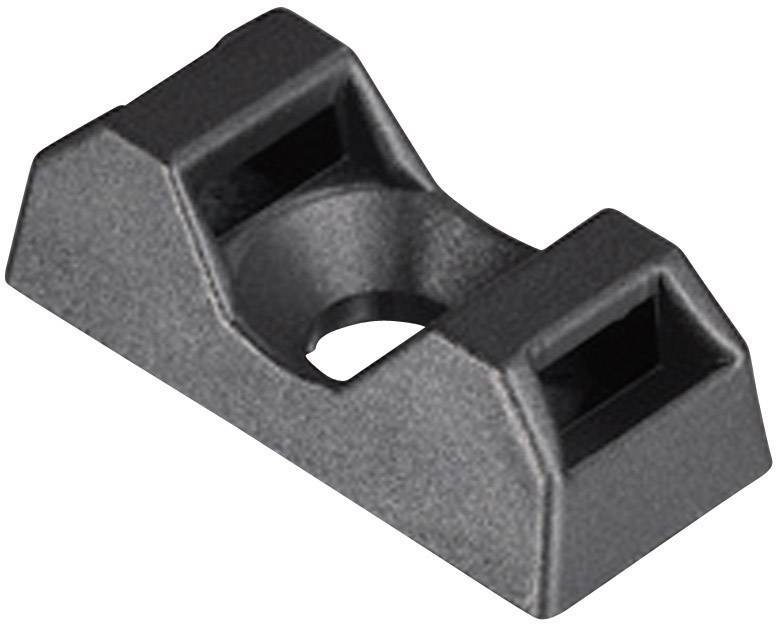 HellermannTyton CTQM5-PA66-BK-C1 Cable mount Screw fixing 151-10930 4x thread Black