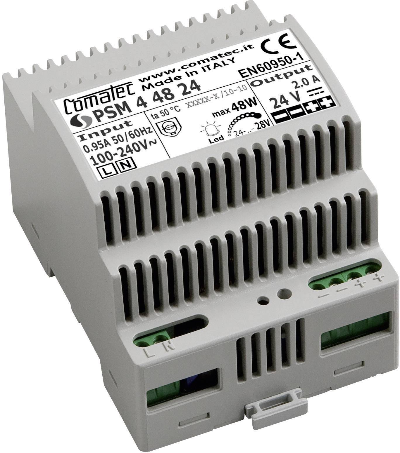 Comatec PSM4/48.24 Rail mounted PSU (DIN) 24 V DC 2 A 48 W Content 1 pc(s)