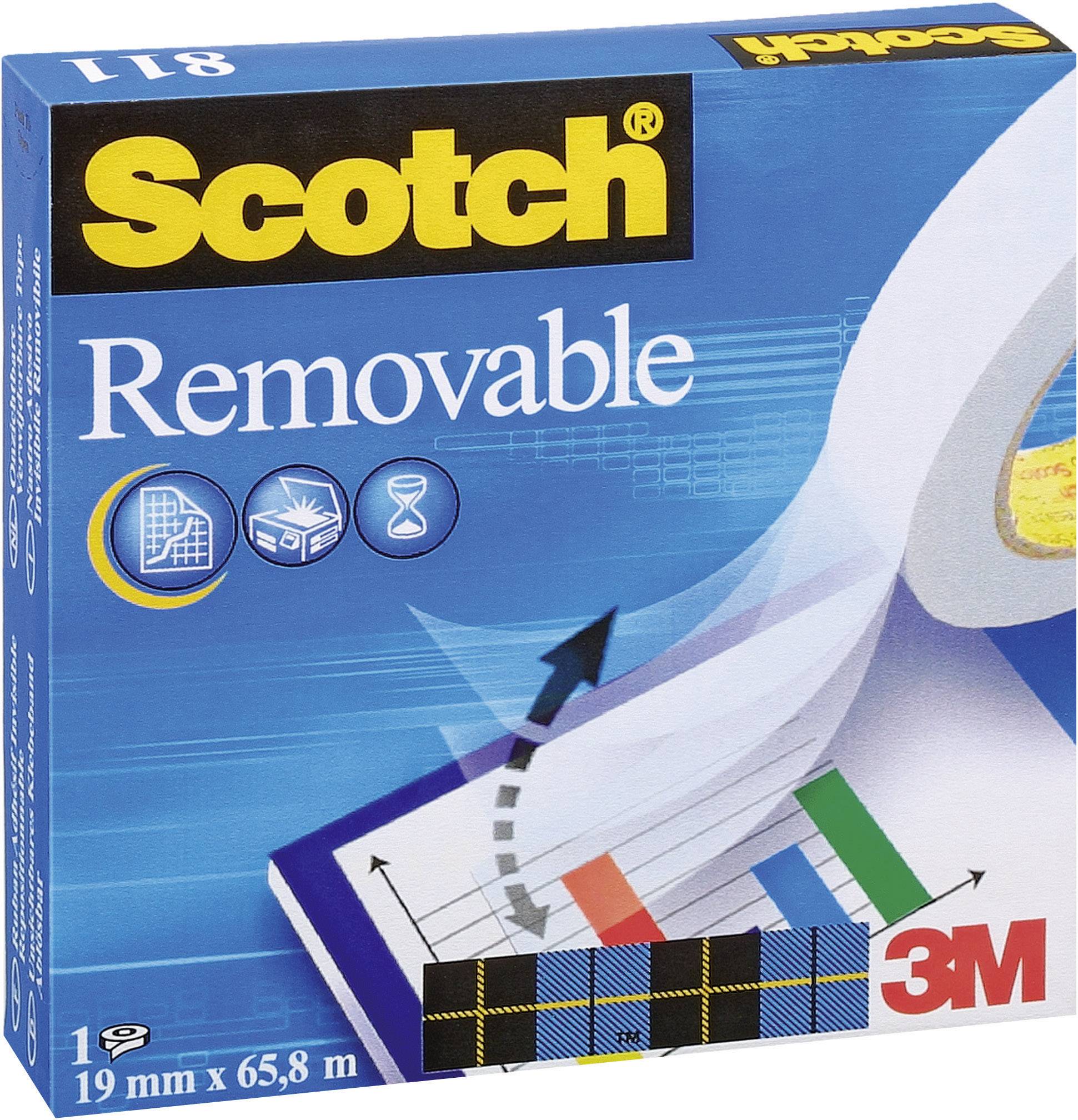 Scotch M8111966 M8111966 Tape Transparent (L x W) 66 m x 19 mm 1 pc(s)