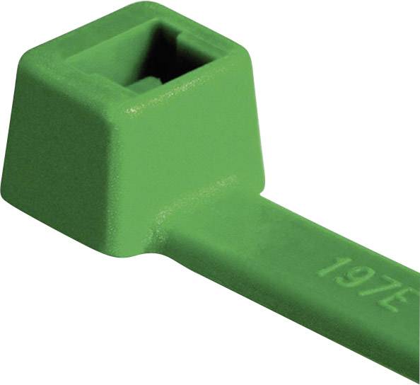 HellermannTyton 111-03014 T30R-PA66-GN Cable tie 150 mm 3.50 mm Green High UTS 100 pc(s)