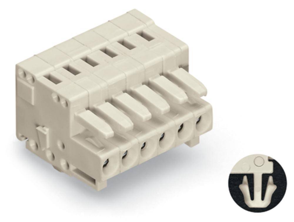 WAGO Socket housing cable 734 Total number of pins 5 Contact spacing: 3.50 mm 734-105/008-000 100 pc(s)