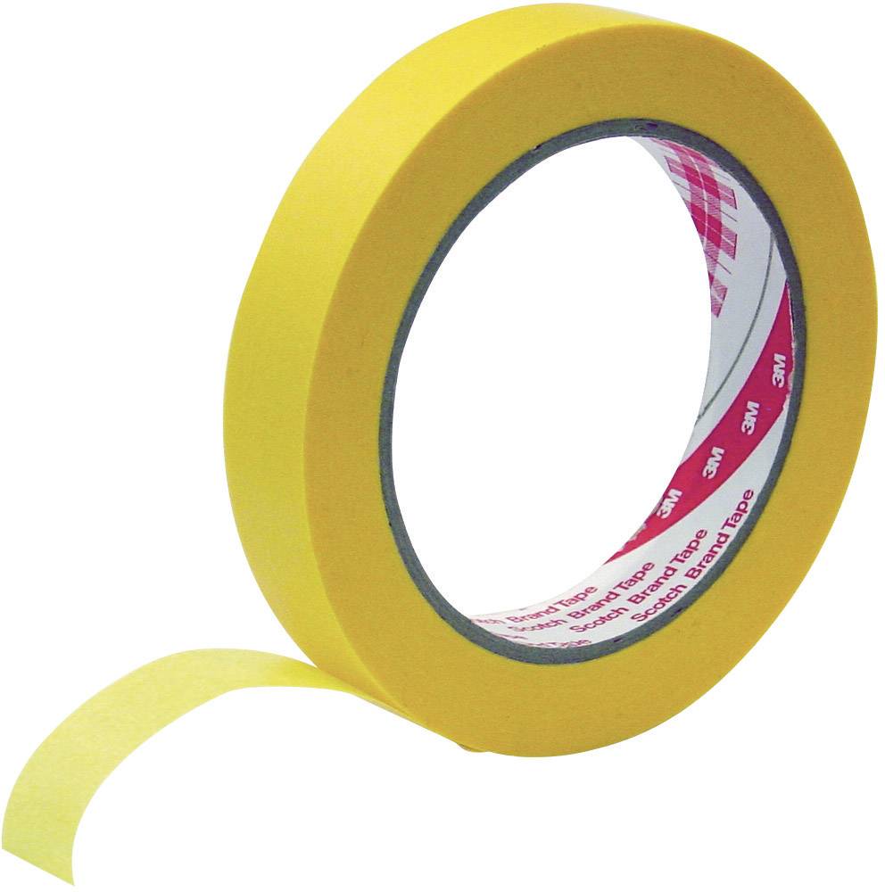 Yellow adhesive tape roll with slightly unrolled end, against a white background.