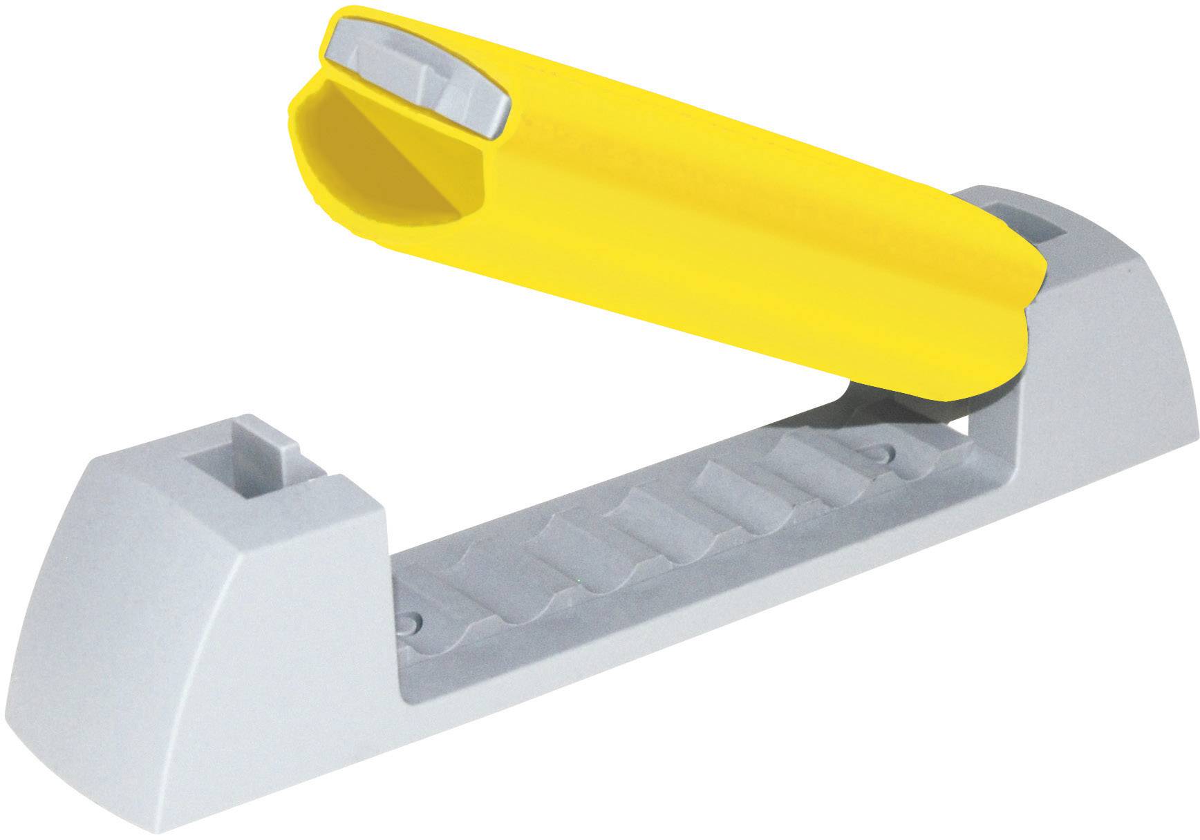 Serpa 5.07164.1003 Clip Self-adhesive 5.07164.1003 Bundle Ø range 10 mm (max) resealable Light grey, Yellow 1 pc(s)