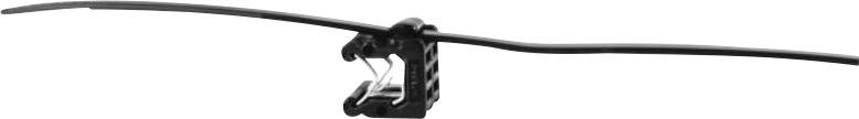 HellermannTyton 156-00010 T50ROSEC21-MC5-BK-D1 Cable tie 200 mm 4.60 mm Black Lateral bundling