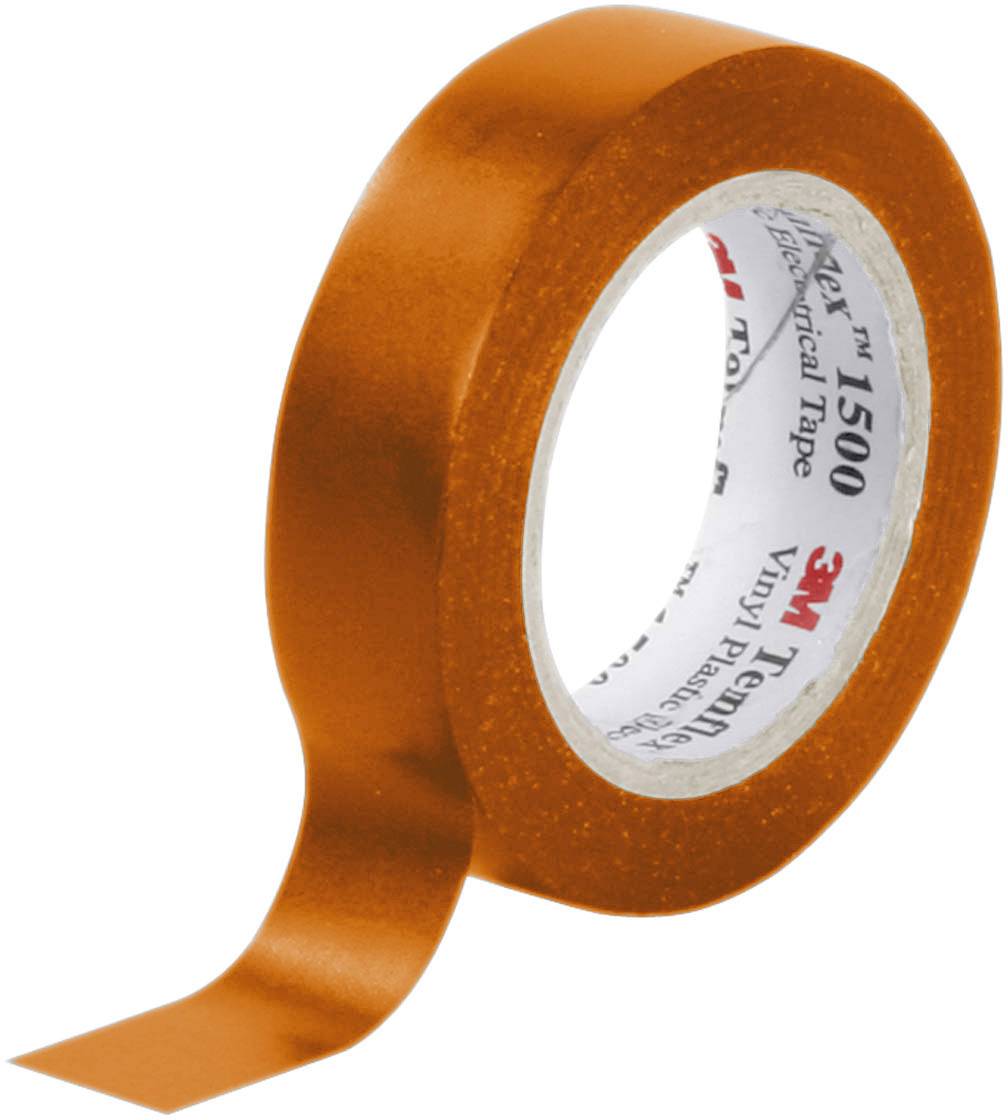 3M Temflex™ 1500 TEMFLEX150015X10OR Electrical tape Temflex 1500 Orange (L x W) 10 m x 15 mm