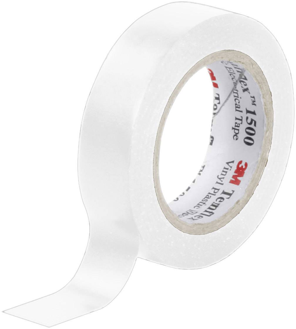 3M Temflex™ 1500 TEMFLEX150015X10WH Electrical tape Temflex 1500 White (L x W) 10 m x 15 mm