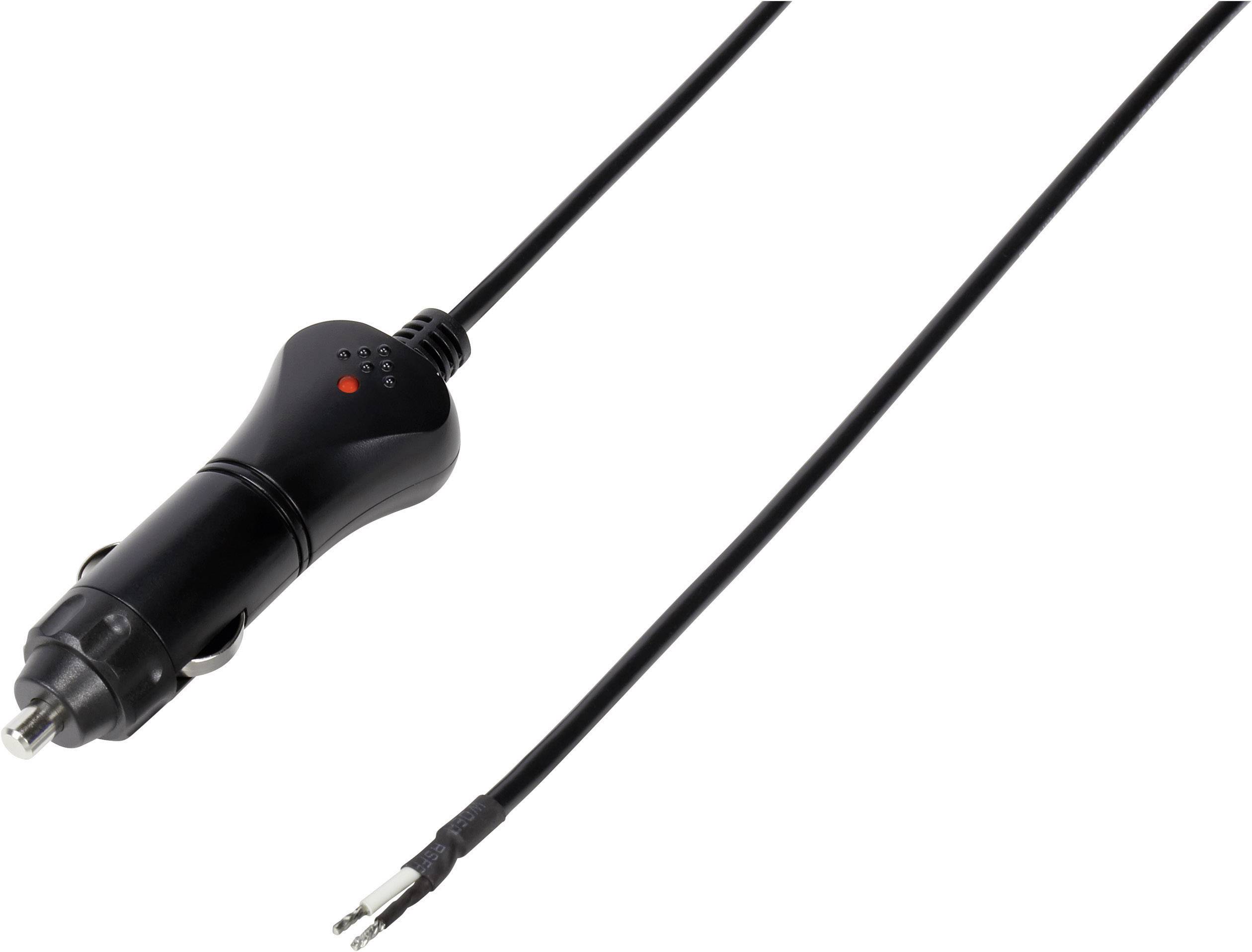 TRU COMPONENTS Car plug with cable Max. load capacity=5 A 12 V / DC