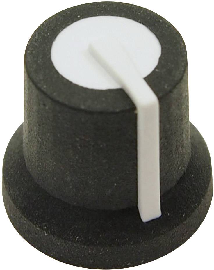 Cliff CL170822BR CL170822BR Control knob Black, White (Ø x H) 16.8 mm x 14.5 mm