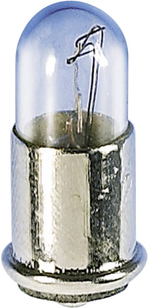 Clear light bulb with metal fitting, suitable for electrical appliances or torches. Transparent glass area reveals the filament.