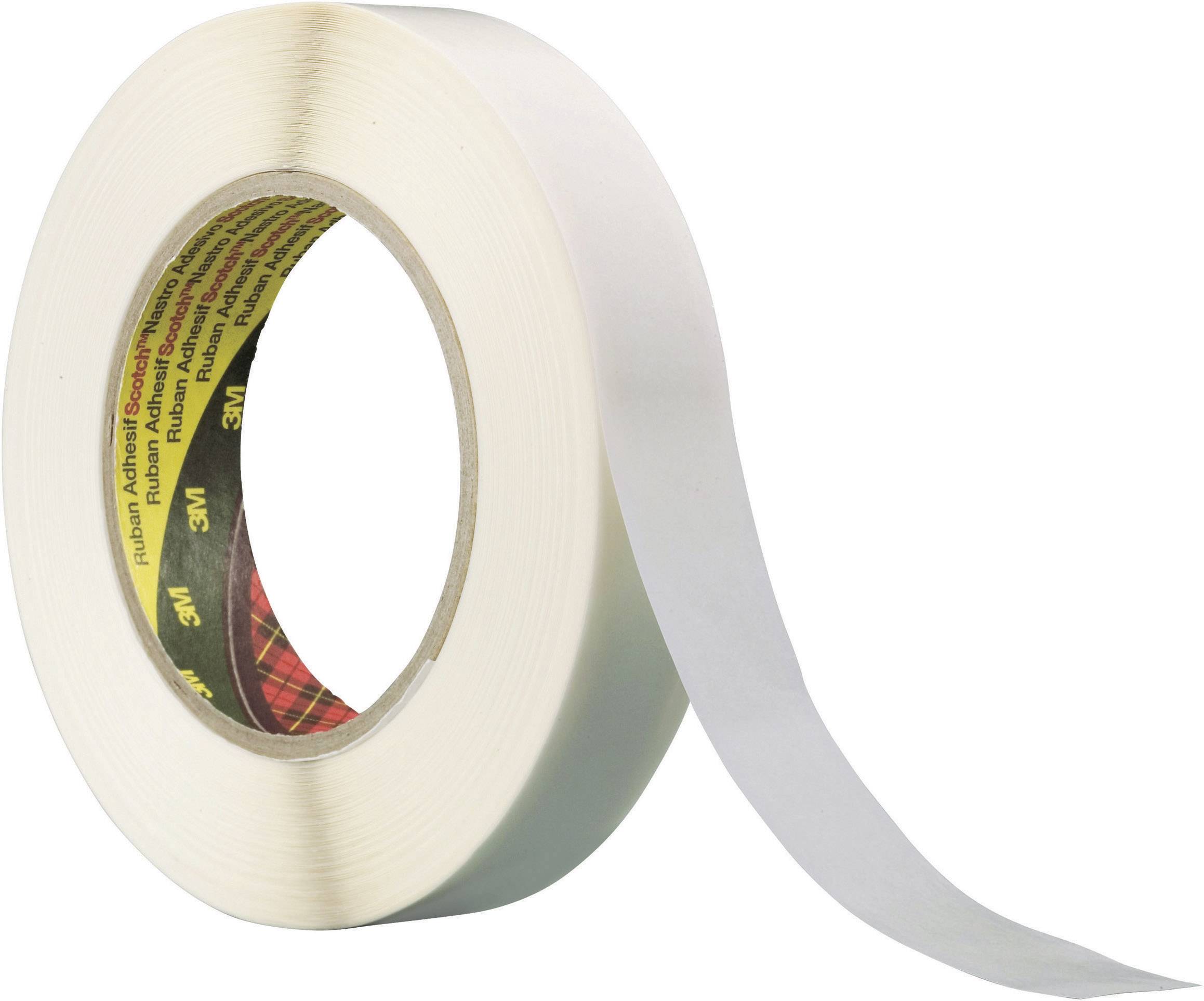 A roll of transparent adhesive tape with a slightly glossy finish, partially unrolled, on a white background.