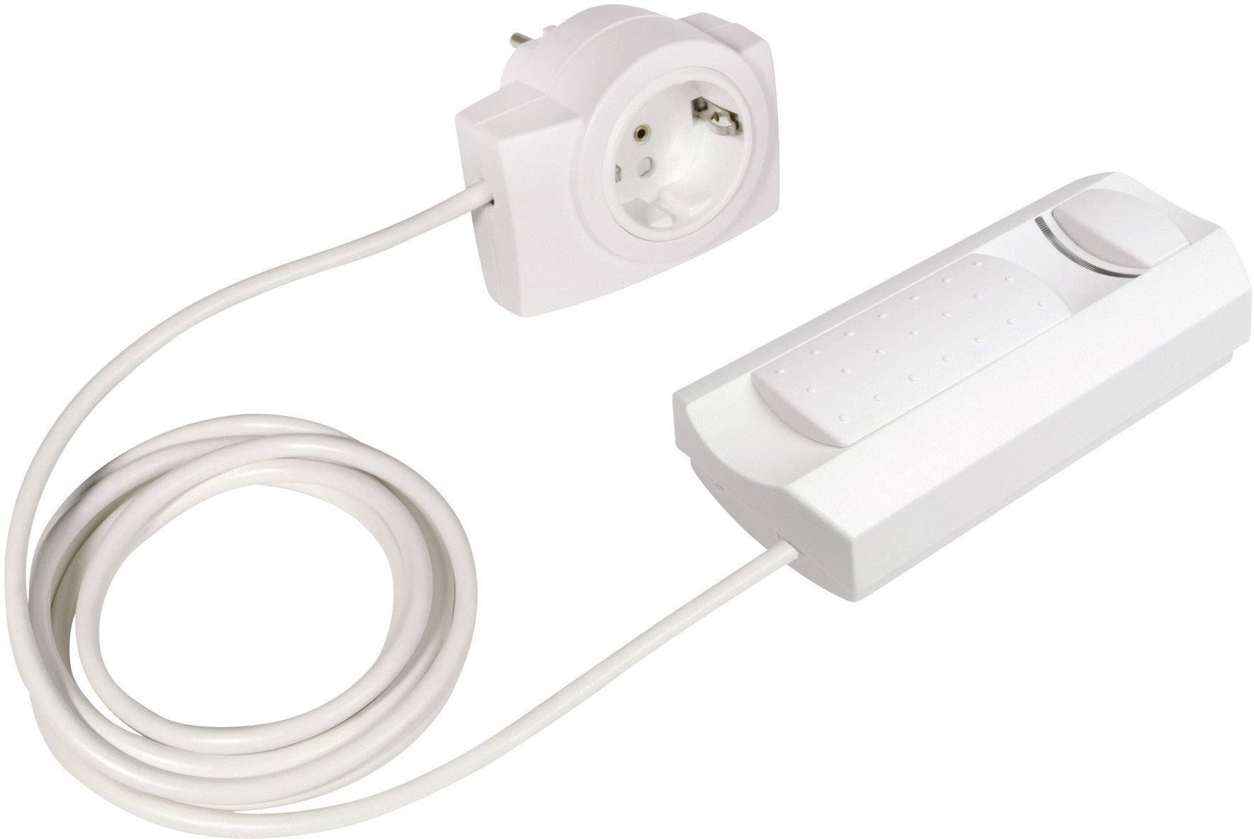 Ehmann 2660x0009 Pull dimmer switch Suitable for light bulbs: Halogen lamp, Light bulb White