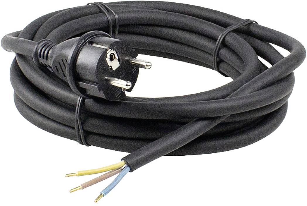 AS Schwabe 70912 Current Cable Black 15.00 m