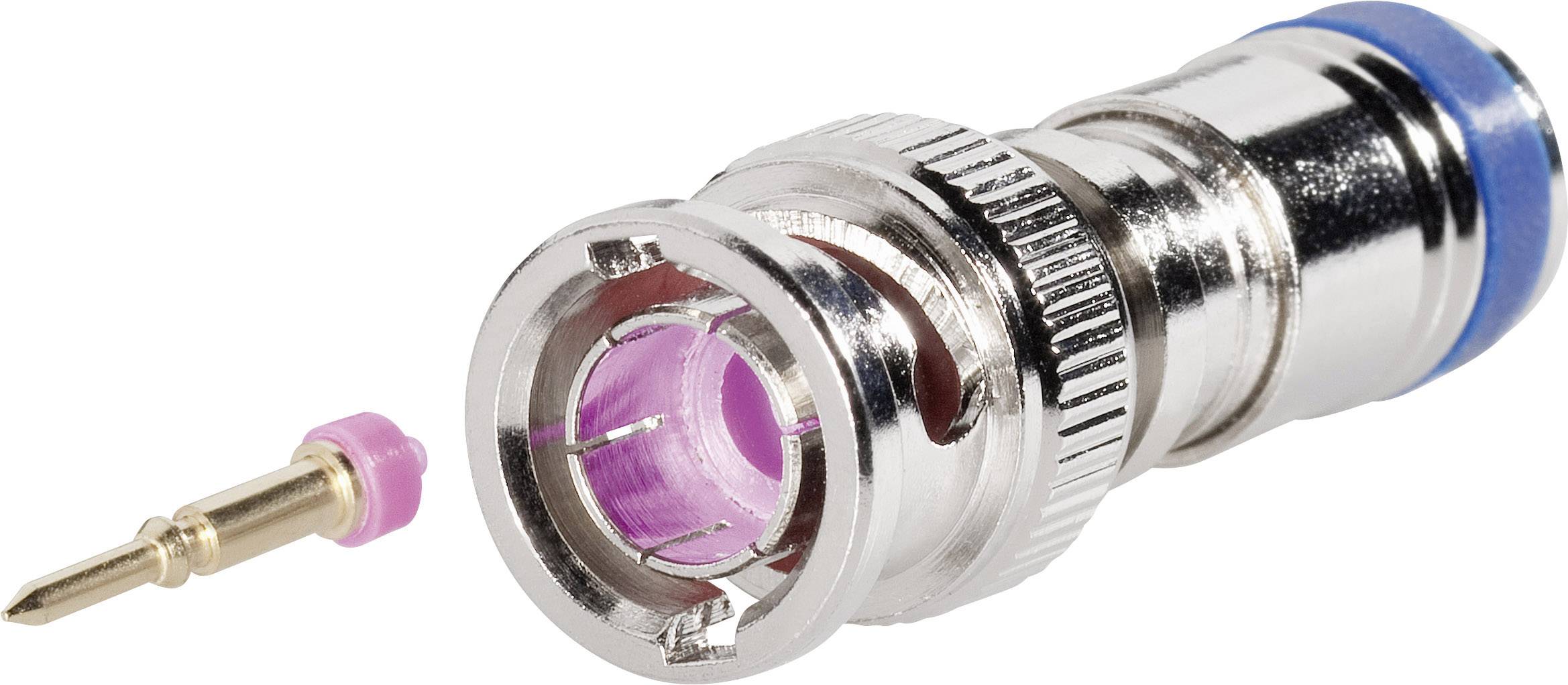 Interkabel BNC-KPS-75-49 BNC-KPS-75-49 BNC connector Plug, straight 75 Ω 1 pc(s)