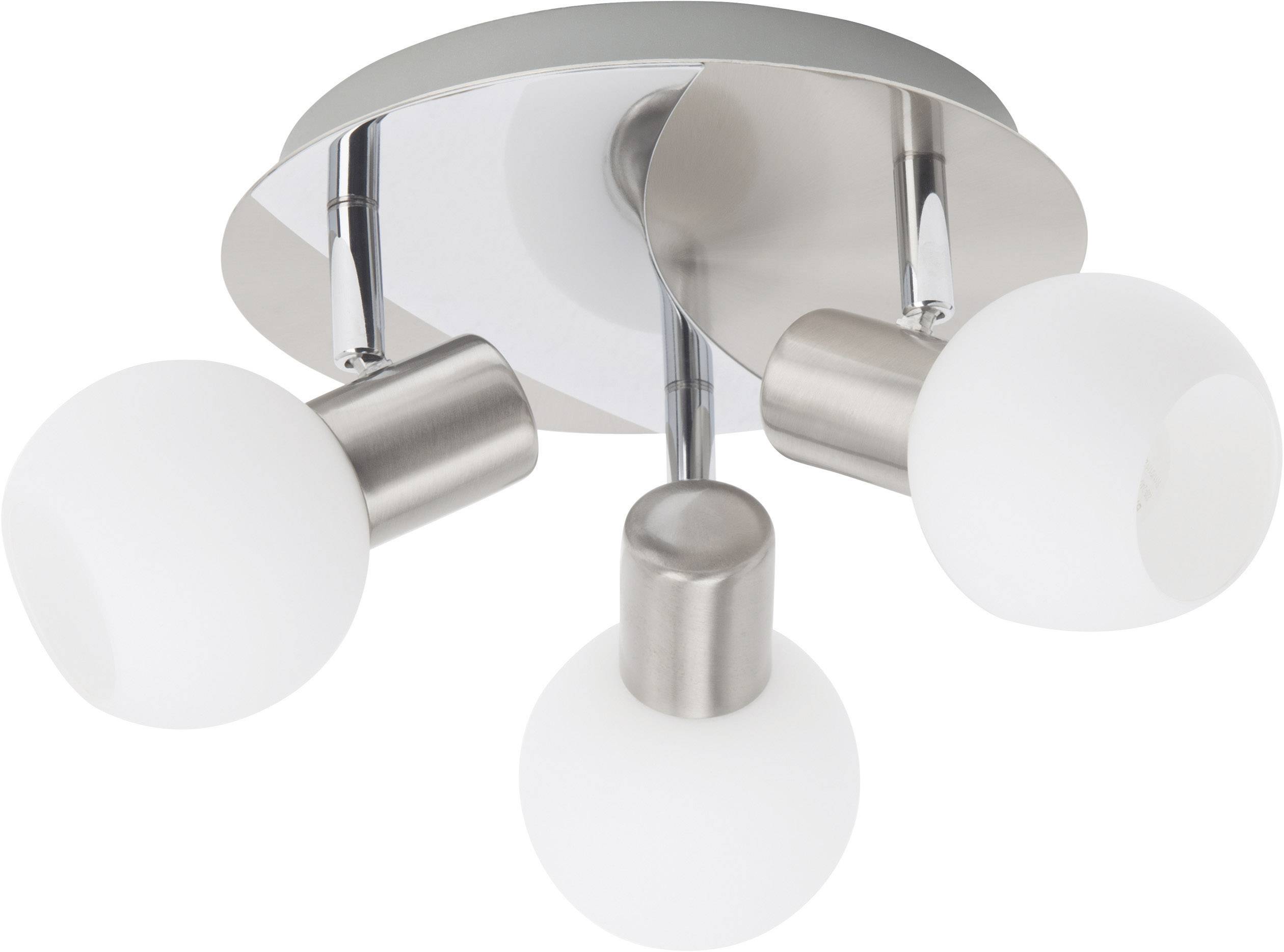 Brilliant Tiara 15634/13 Ceiling floodlight HV halogen E14 120 W Iron, White
