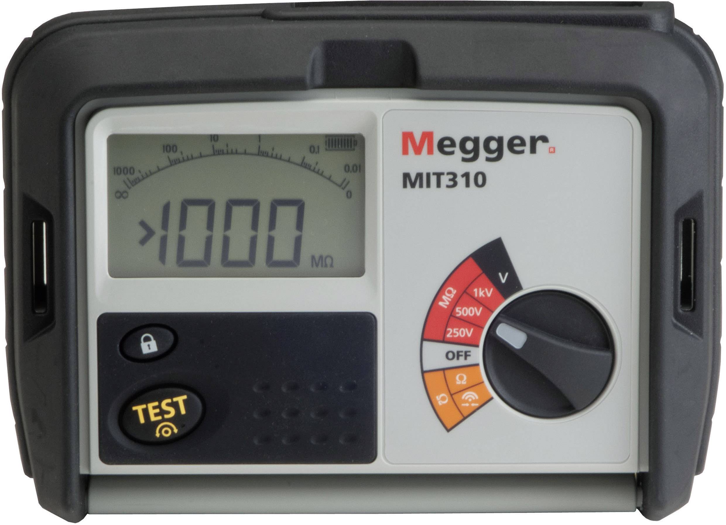 Megger MIT310 Insulation tester 250 V, 500 V, 1000 V 999 MΩ