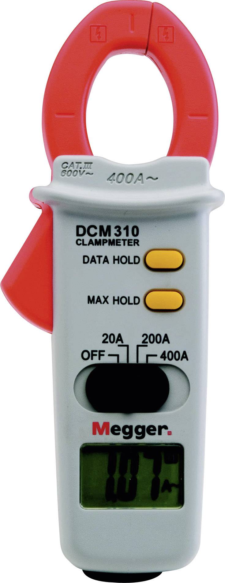 Megger DCM310 Clamp meter, Handheld multimeter Digital CAT III 600 V Display (counts): 2000